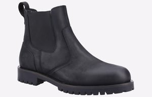 Cotswold Bodicote Leren Zwarte Herenlaarzen