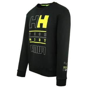 Puma x Helly Hansen Long Sleeve Crew Neck Black Men Graphic Sweatshirt 598284 01