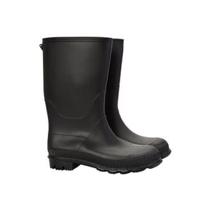Mountain Warehouse Kinder/Kinder effen Wellington Laarzen (Zwart)