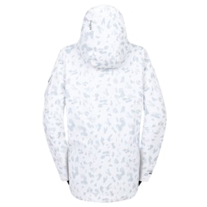 Dare 2B Womens/Ladies Slide Out Dash Print Overhead Ski Jacket (Blanc De Blanc)