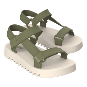 Flowing Papete Beige/Green Sandal