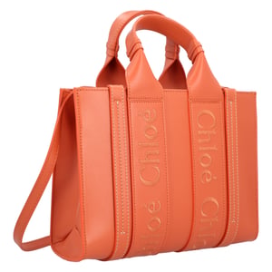 Chloé Liten Woody Tote-väska Orange