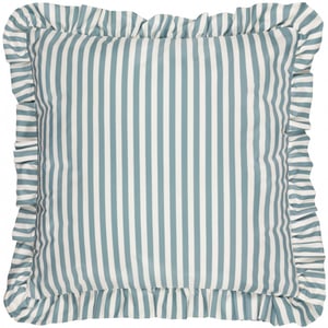 Wylder Nature Millie Ruffle Striped Outdoor Cushion Cover
