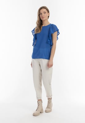 Dreimaster Blouse shirt Dames blauw