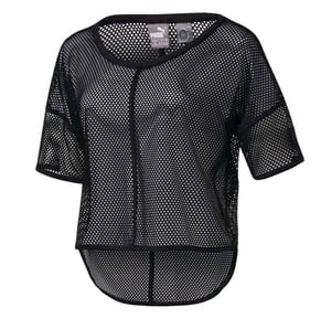 Puma Active Explosive Dam Mesh Topp DryCell T-shirt Svart 515965 01 UA89