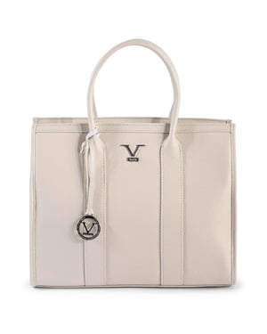 V Italia Womens Handbag CA1030 Dollaro Beige