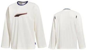 Puma x Ader Error Lange Mouw T-shirt Tee Top Crème Heren 578491 80