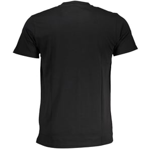 Cavalli Class Snake Skin Bold Logo Black T-Shirt