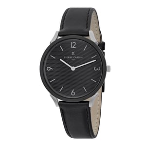 Pierre Cardin Pigalle Stripes herenhorloge Zwart CPI.2018
