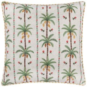 Wylder Tropics Okara Palm Printed Polyester Filled Cushion