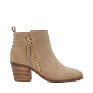 Dune Ladies Wf Paicing - Block Heel Side Zip Boots