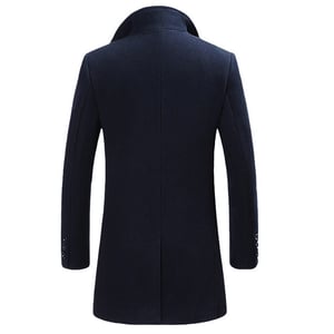 Allthemen Herr Ullrock Vinter Business Slim fit Lapel Coat Grå