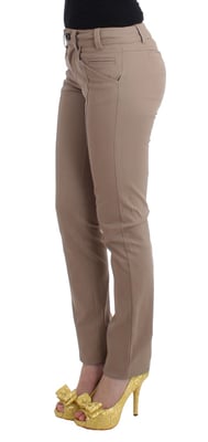 Cavalli dam beige smala byxor