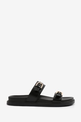Wheres That From Womens 'Abril' Flatform Sandal With Double Buckle Strap Details
