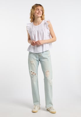 Dreimaster Blouse Dames wit