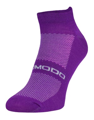 Comodo - Unisex Merino Wool Running Socks | Lightweight Sport Socks - Fuchsia