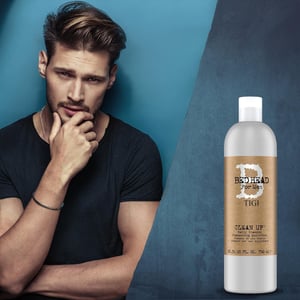 Tigi Clean Up Mens Daily Shampoo for Normal Hair 750ml, 2pk