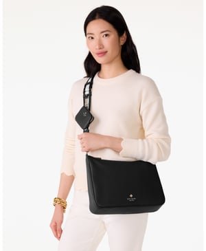 Emma Pebbled Leather Large Crossbody