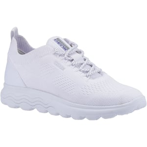 Geox D Spherica A Leren Witte Sneakers Voor Dames