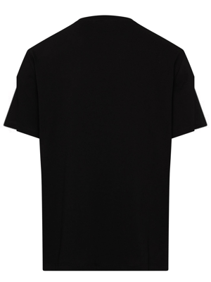 Loewe Blue Anagram Fake Pocket T-Shirt in Black