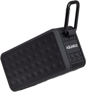 Aquarius Portable & Waterproof BluetoothSpeaker-High Quality Sound & Bass, Black