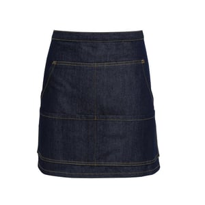 Premier Taille schort voor volwassenen (Indigo Denim)