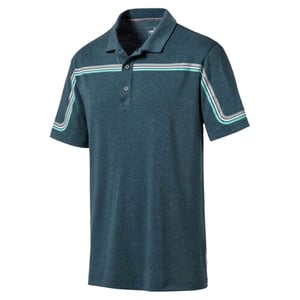 Puma Mens Blue Looping Polo Shirt
