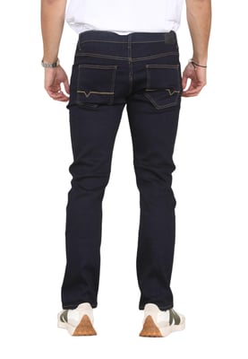 MYT Mens Straight Leg Jeans Hyper Stretch Denim in Indigo
