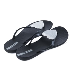 Ipanema Maxi Heart teenslippers voor dames, zwart