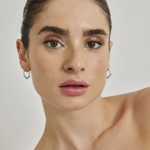 Luxenter Meria oorbellen gerhodineerd