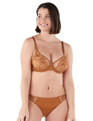 Maison Lejaby Flora Full Cup Bra -  Sienne