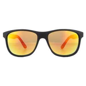 Montana Rectangle Unisex Black Revo Red Sunglasses