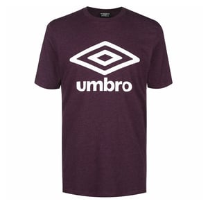 Umbro Large Logo Mens Dark Purple T-Shirt