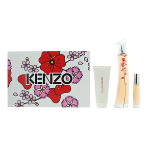 Kenzo Flower Ikebana Sakura Eau de Parfum 75ml, Eau de Parfum 10ml + Body Milk 75ml