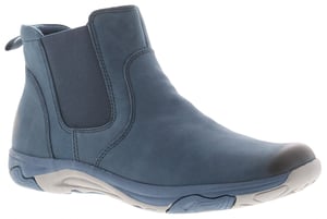 Free Spirit Womens Boots Ankle Preta Leather Slip On navy