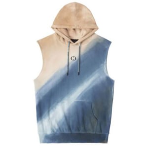 Criminal Damage Tie Dye Mens Hoodie Vest
