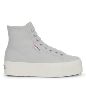 Superga Womens/Ladies 2708 Lace Up High Tops (Grey Silver/Avorio)