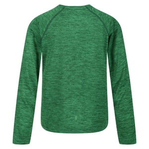 Regatta Burnlee Roam Free Graphic Print Marl T-Shirt voor kinderen/Kinderen (Veld Groen)