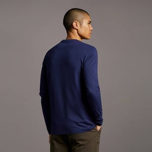 Lyle & Scott Mens Long Sleeve Regular Fit Cotton T Shirt