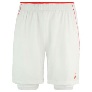 Asics Padel Player Vit tennisshorts för herrar