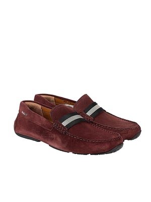 Bally Moccasiner Pearce Röd för män