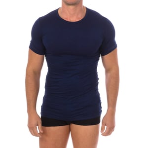 Mode Bamboe T-shirt korte mouw BKK1UTS03SI man