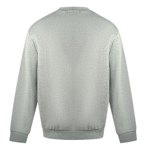 Cavalli Class Leopardtryck Logo Grå Jumper