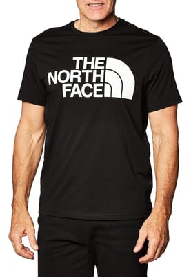The North Face M Standaard SS T-shirt in Zwart