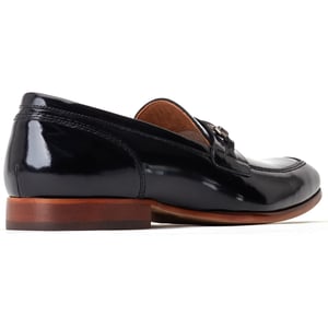 Base London Russo Leren Herenpantoffels Zwart