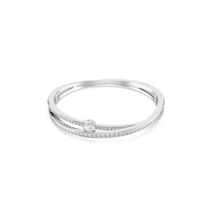 Swarovski 'Hyperbola' Dames Armband van Basismetaal - Zilver 5691225