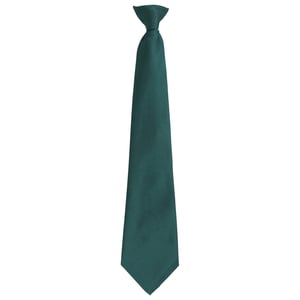 Premier Unisex volwassen kleuren modieuze effen Clip-On stropdas (Fles)