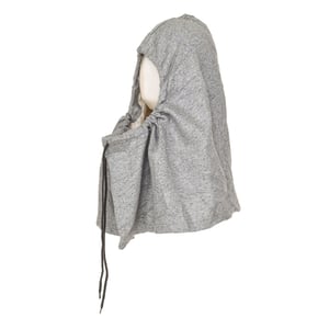Capuchon met kraag met trekkoord van lichtgewicht stof 58500 unisex