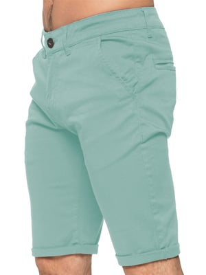 Enzo Heren Slim Fit Stretch Chino Korte Broek