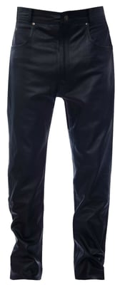 Zwarte '501' leren herenjeans-Montana